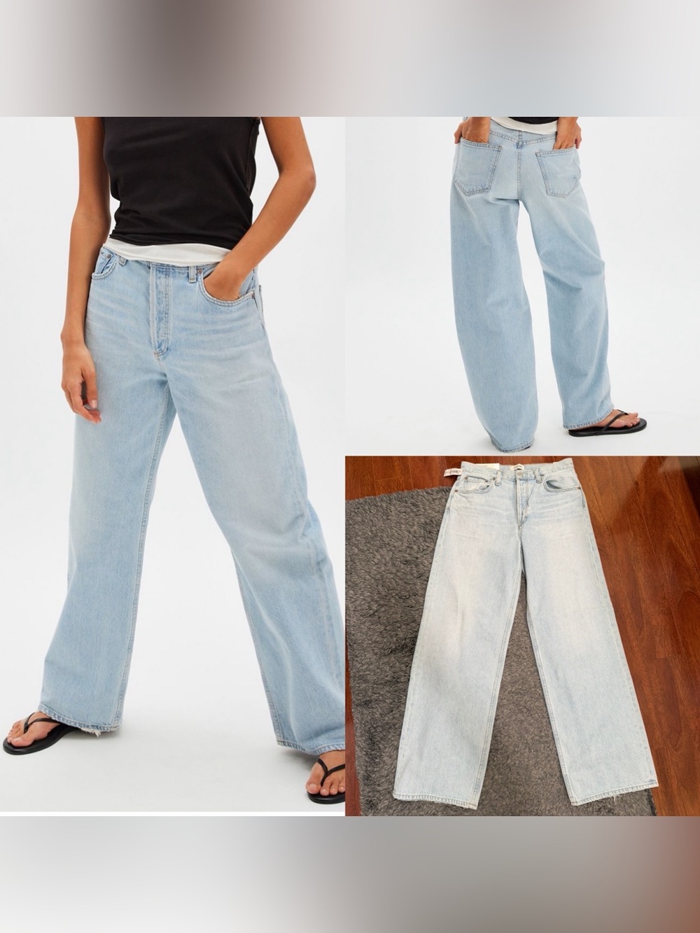 Agolde Low Slung Baggy Jeans